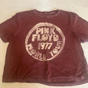 Junk Food Clothing Burgundy Pink Floyd Tee